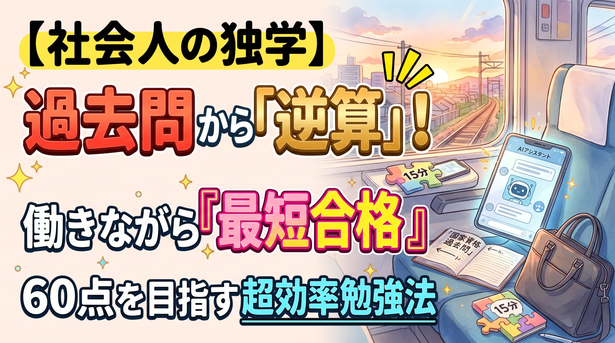過去問逆算資格最短合格
